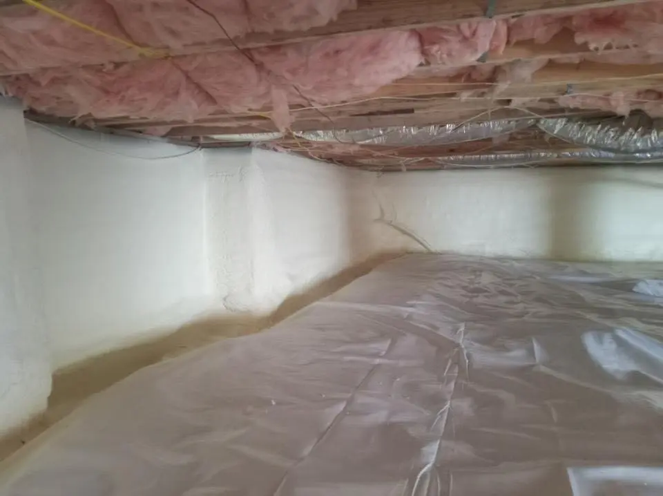 Crawl space encapsulation with closed-cell spray foam for Roof Maintenance in Spanish Lake